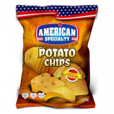 American Specialty Potato Chips American Cheese 170gm 