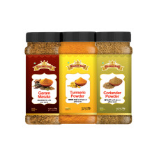 KITCHEN KING CHILLI+TURMERIC+CORIANDER 3S*180 GM