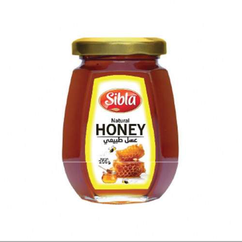 Sibla Honey Octa Glass Jar 250 Gm