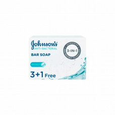 Johnson-s Anti-Bacterial Bar Soap Sea Salts 125gm 3 + 1 Free 