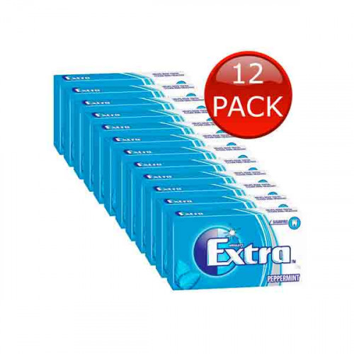 Wrigleys Extra Gum Peppermint Tabs 12s 