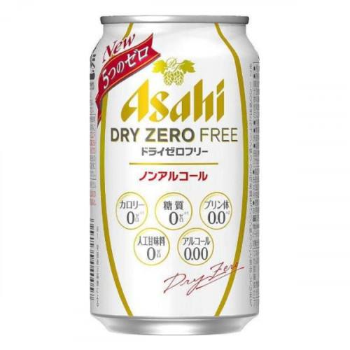 Asahi Dry Zero Free Non-alcoholic Beverage 350ml 