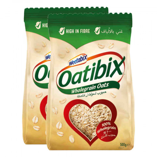 Weetabix Oatibix Wholegrain Oats 2 x 500gm 