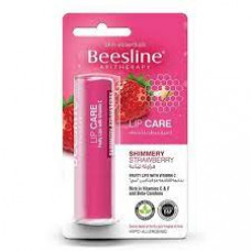 Beesline Lip Care Shimmery Strawberry 4Gm