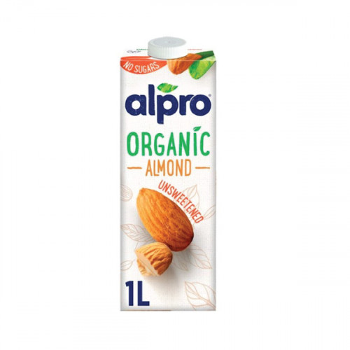 Alpro Drink Organic Almond (Bio) Unsweetned 1Ltr 