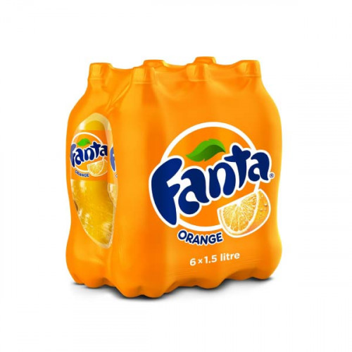 Fanta Orange Soft Drink 6 x 1.25Ltr 