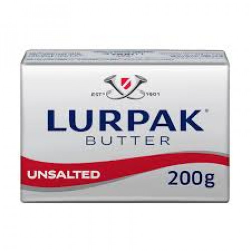 Lurpak Unsalted Butter 200Gm