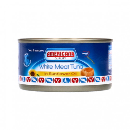 Americana White Meat Tuna In Sun Flower Oil 185Gm