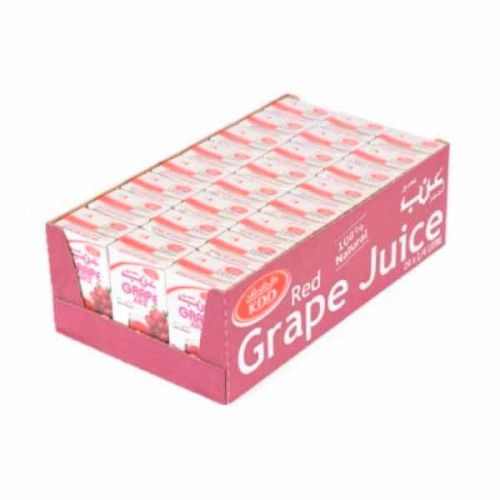 KDD Red Grape Juice 24 x 250ml 