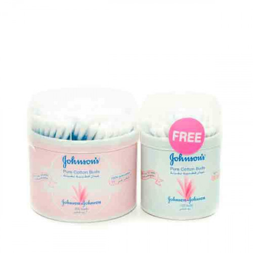 Johnsons Cotton Buds 200s + 100s Free 