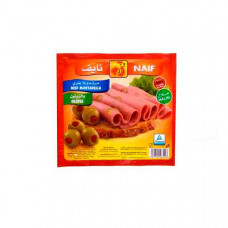 Naif Beef Mortadella Olives Slices 150gm 