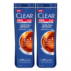 Clear Shampoo Asstd 2 x 400ml  