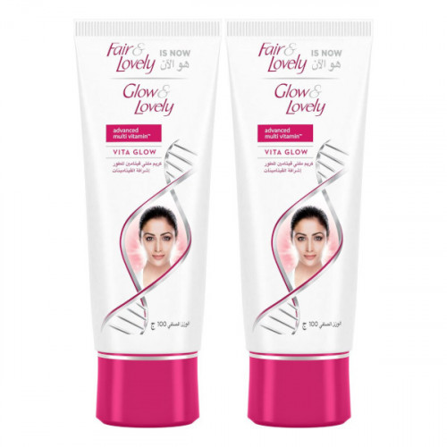 Glow & Lovely Multi Vitamin Fairness Cream 2 x 100gm 