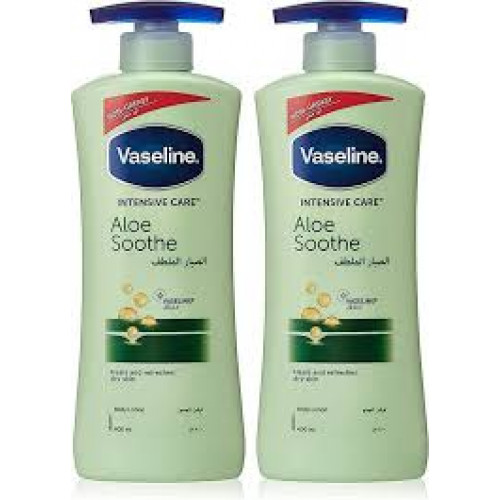 Vaseline Lotion Aloe Soothe 2X400Ml