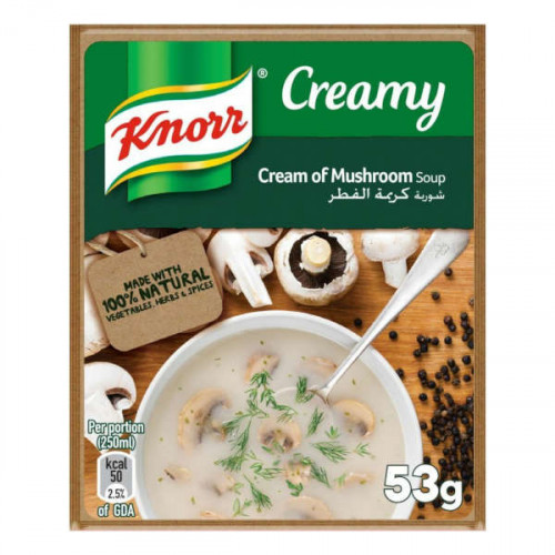 Knorr Cream of Mushroom Soup 12 x 53gm 