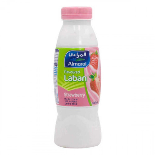 Almarai Flavored Laban Strawberry 340ml 