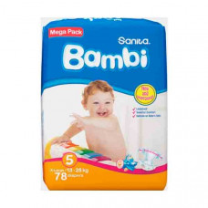 SANITA BAMBI DIAPER X-LARGE MEGA 74