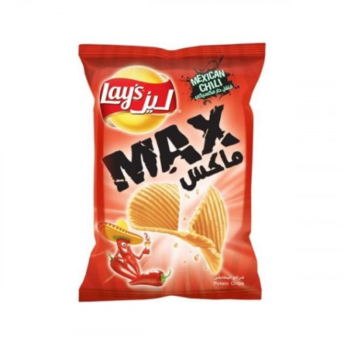 Lay-s Max Potato Chips Mexican Chili 170gm 