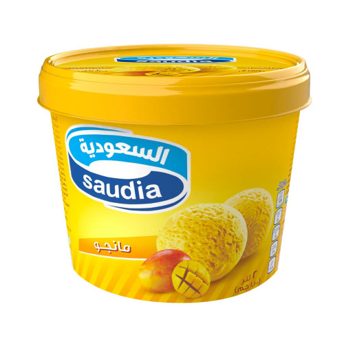 SAUDIA MANGO ICE CREAM 2LTR