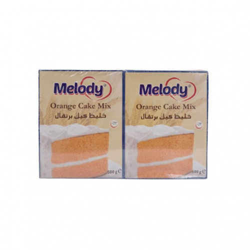 Melody Cake Mix Orange 2 X 500Gm