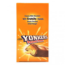 Yonkers Peanut Power Milk Chocolate 12 x 35gm 