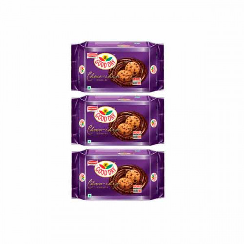 Britannia Good Day Chocolate Chip Cookies 3 x 125gm  