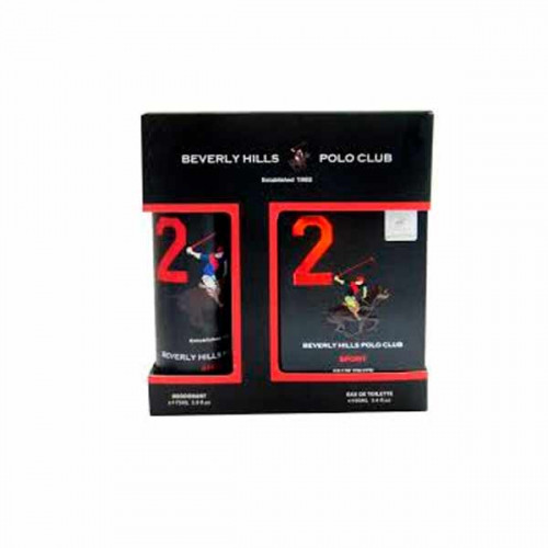 Beverly Hills Polo Club 2 Edt For Men 50ml + Deodorant Spray 175ml 