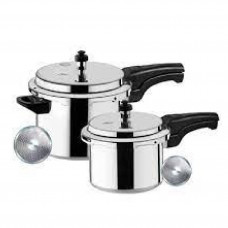 SANFORD ALUMINIUM PRESSURE COOKER COMBO WITH INDUCTION BASE 5+3 LITRE