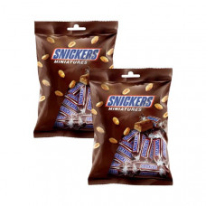 Snickers Miniatures Chocolate 2 x 150gm 