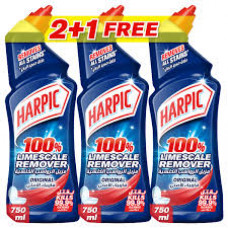 Harpic Liquid Pp Original 750Ml 2+1 Free