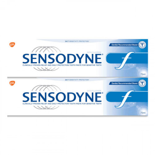 Sensodyne Flouride Toothpaste 2 x 75ml 