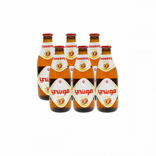 Moussy Malt Beverage Peach 6 x 330ml 