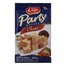 Lago Party Wafers Cacao 250gm 