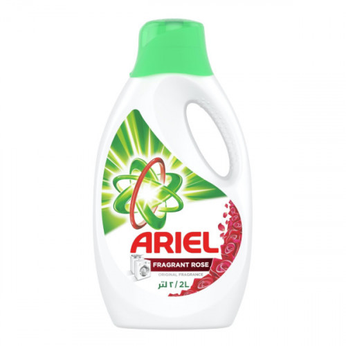 Ariel Liquid Detergent Rose Fragrant 2Ltr 
