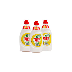 FAIRY LEMON DISHWASHING LIQUID 3 X 400 ML
