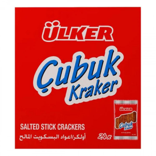 Ulker Salted Stick Crackers 24 x 30gm 