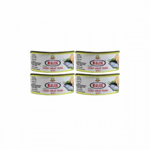 Malek White Tuna Flaks In Oil 4 x 160gm 