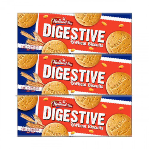 Holland Park Digestive Wheat Biscuits 3 x 250gm 