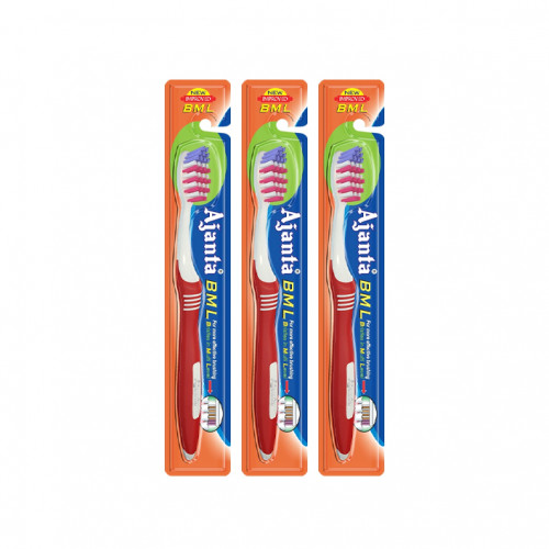 Ajanta Tooth Brush Medium- Bml 3Pcs
