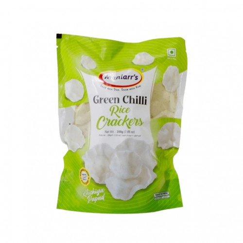 Maniarrs Khichiya(Rice Crackers)Greenchilli 300G