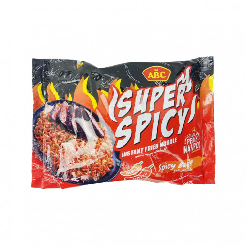 Abc Instant Fried Noodles Super Spicy Beef 80 Gm