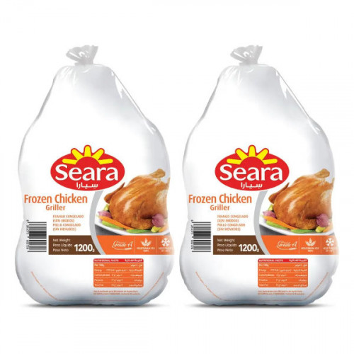 Seara Frozen Chicken 2 x 1200gm  