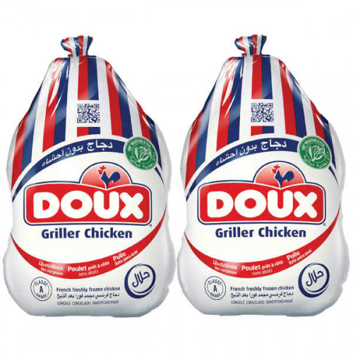 Doux Frozen Chicken 2 x 1100gm 