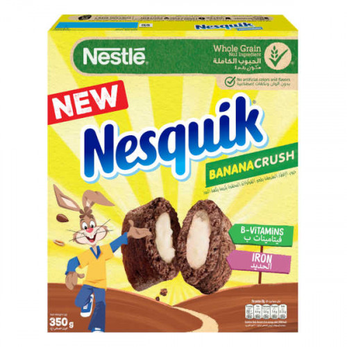 Nestle Nesquik Cereal Banana Crush 350gm 